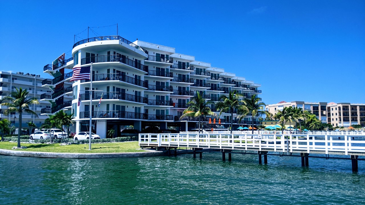 Fusion Resort from the water